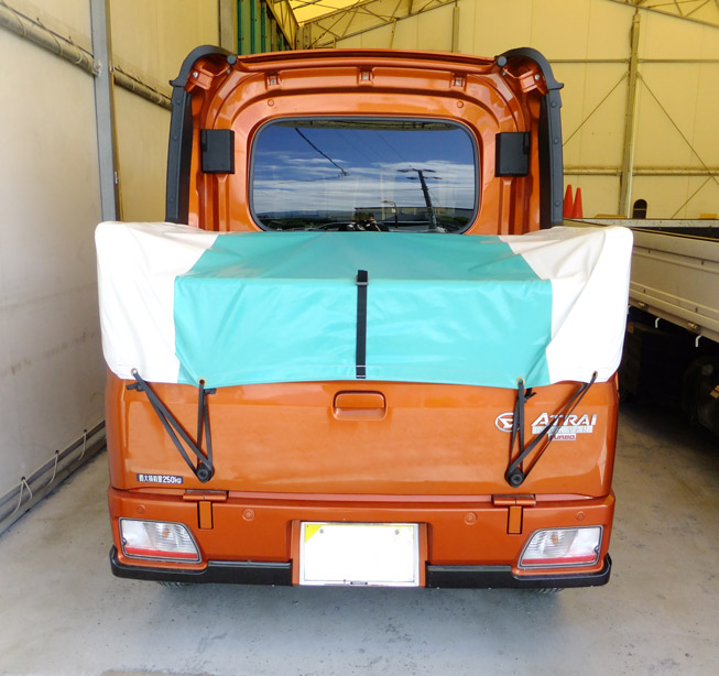 デッキバン荷台シート マルヤマキャンバス製